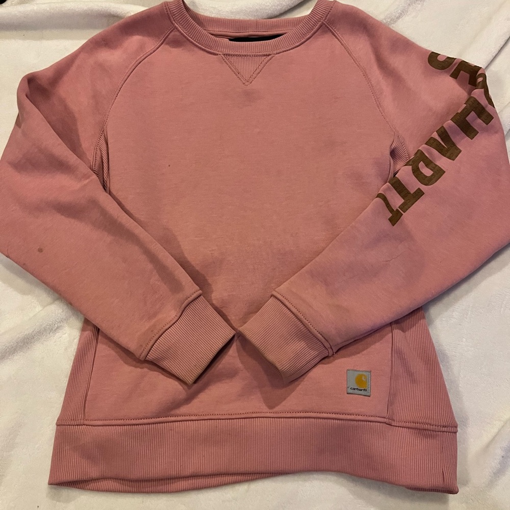 Carhartt Dusty Pink Fleece Pullover